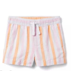 Janie and Jack x Gray Malin Pastel Striped Seersucker Shorts, Sz 10